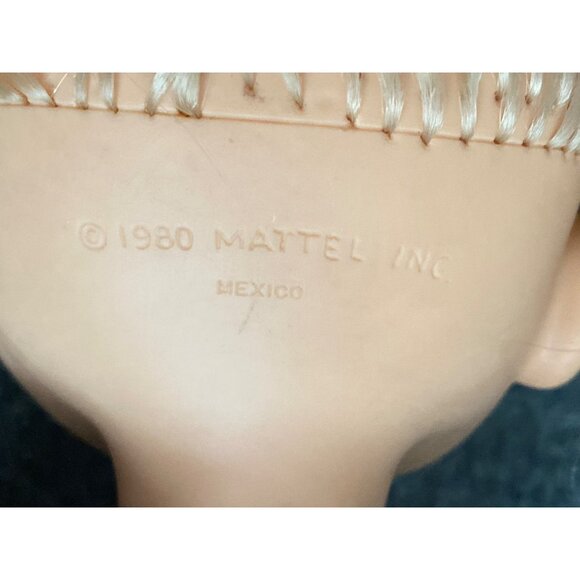 VTG Mattel Tippee Toes Baby Doll Blonde Hair Blue Eyes Girl Articulated 1980 - Picture 11 of 12